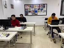Students in class